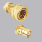 ISO7241-B KZD媒体压High Performance气动力学和水力快速联结(Brass)